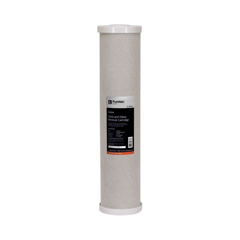 EC05LD2 Extruded Carbon Large Diameter Cartridge, 20 inch, 5um