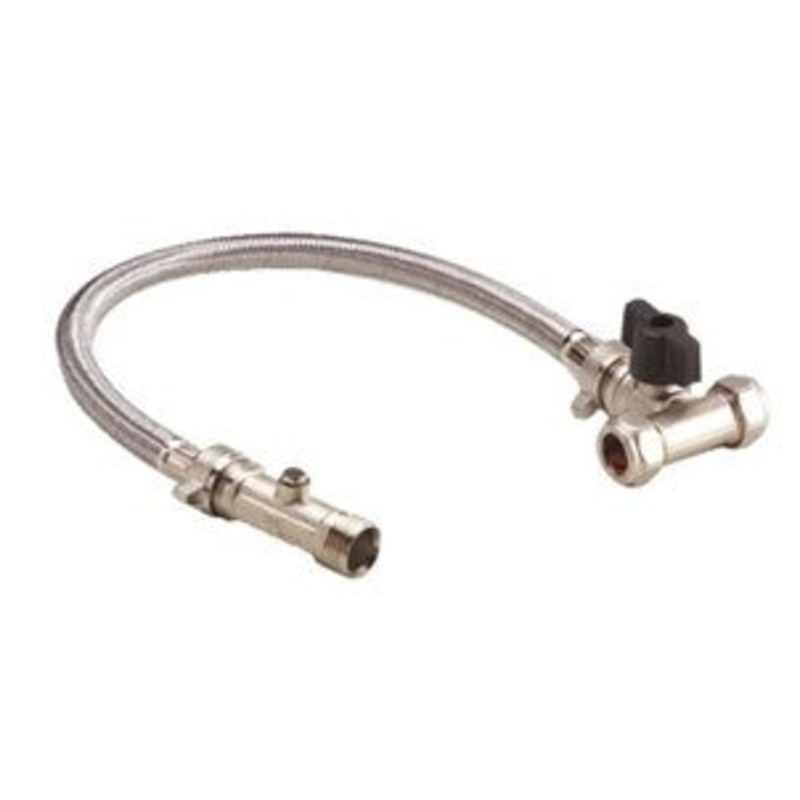 Braided Tee Filling Loop 15mm