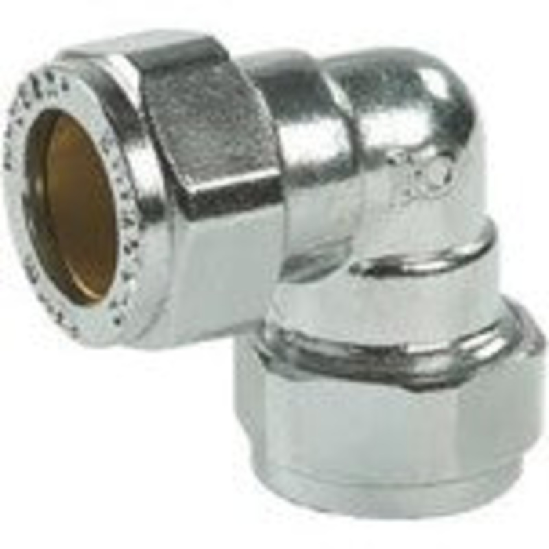 Comp Elbow (CHROME)|15mm|15mm