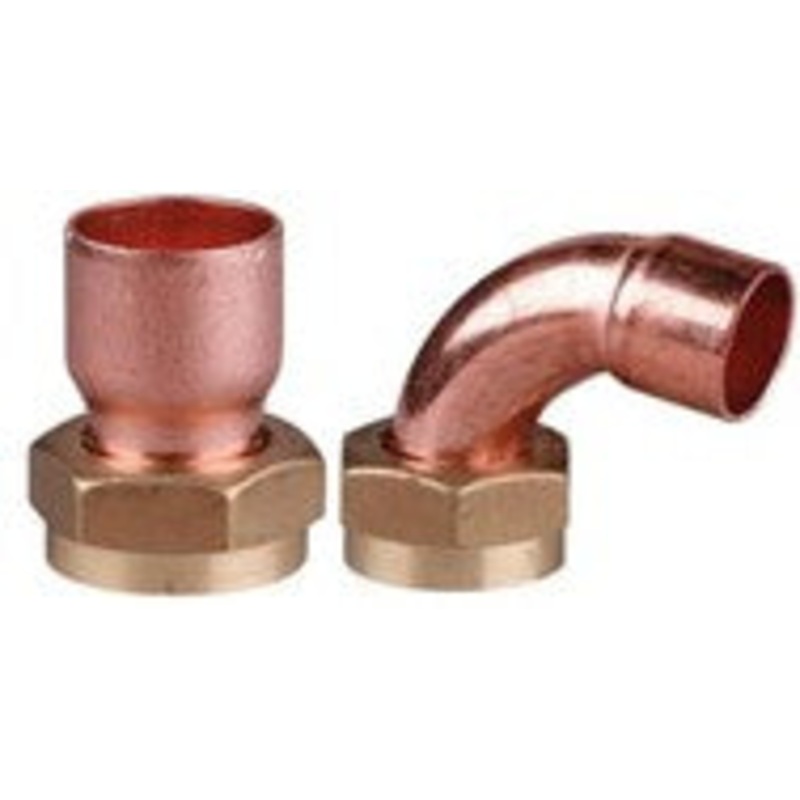 End Feed St Cylinder Union 22mm X 1