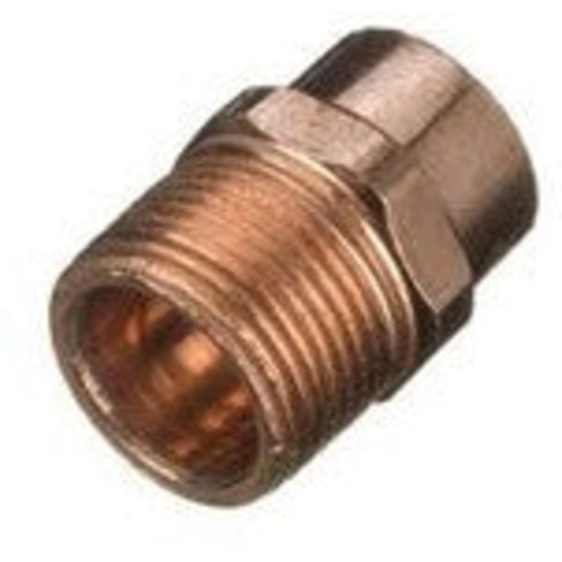 End Feed Straight Adaptors Male Iron