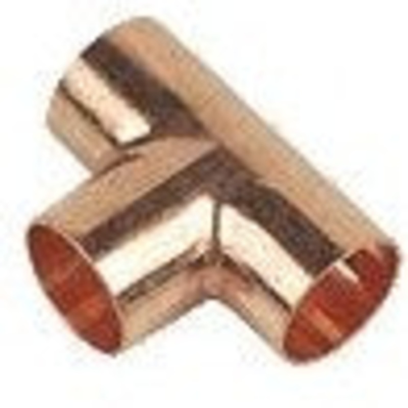 End Feed Tee|Size 10mm|8mm|15mm|22mm|28mm