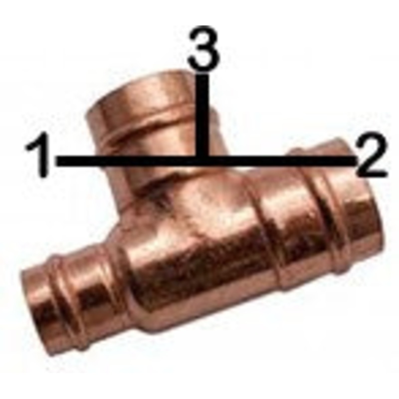 Solder Ring Unequal Tee|15 x 15 x 22mm|22 x 22 x 15mm|28 x 28 x 15mm|28 x 28 x 22mm|22 x 15 x 22mm|28 x 15 x 28mm|28 x 22 x 28mm|22 x 15 x 15mm|28 x 22 x 22mm|28 x 22 x 15mm