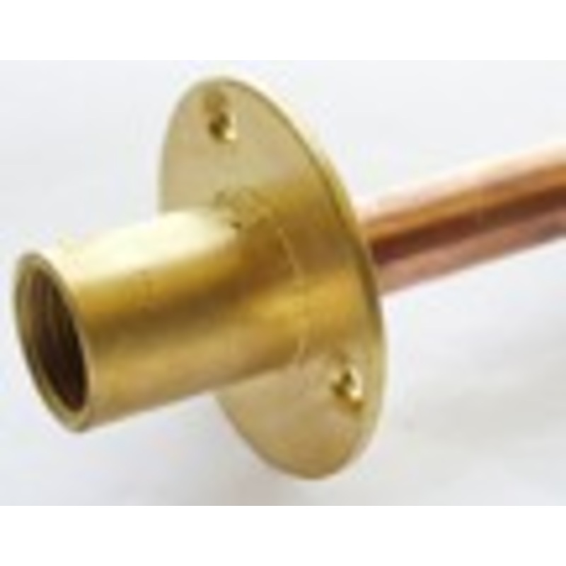 Straight Through Wall Plate 15mm X 1/2