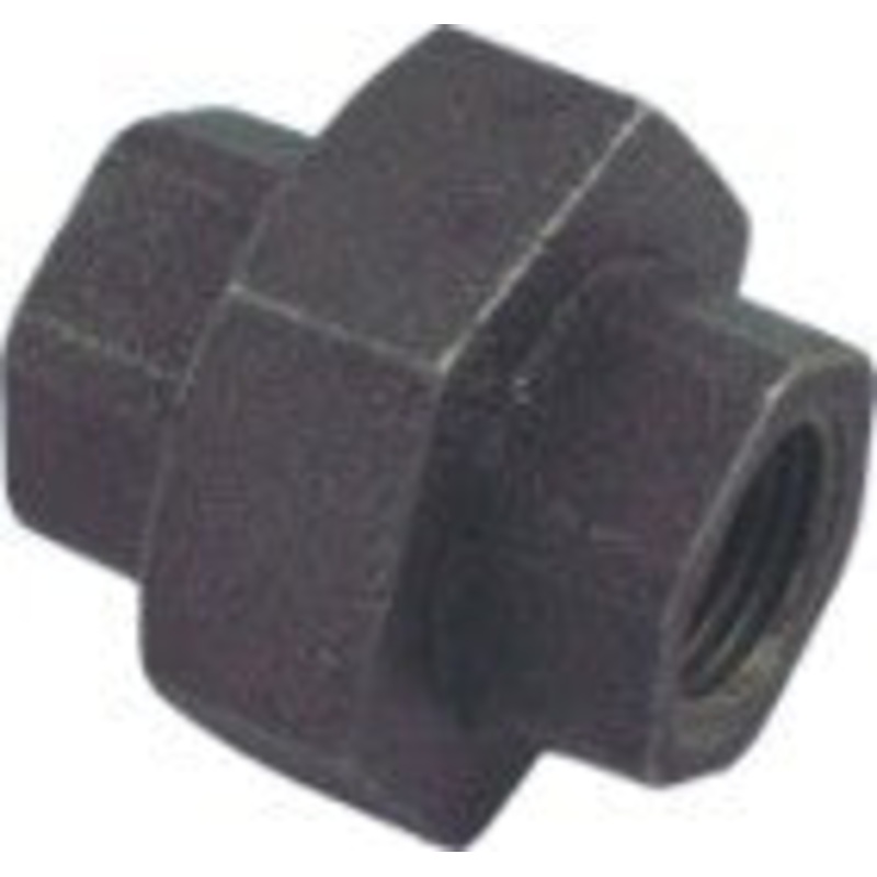 Black Iron Straight Union|1|Size 1/2|3/4