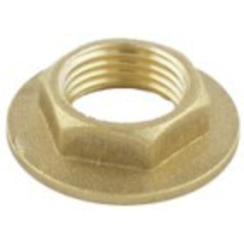 Brass Flanged Backnut|1 1/2|Size 1/2|3/4|1|1 1/4