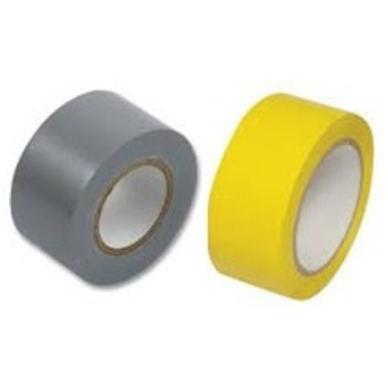 Grey PVC Tape 50mm X 33mtr|Grey|Yellow