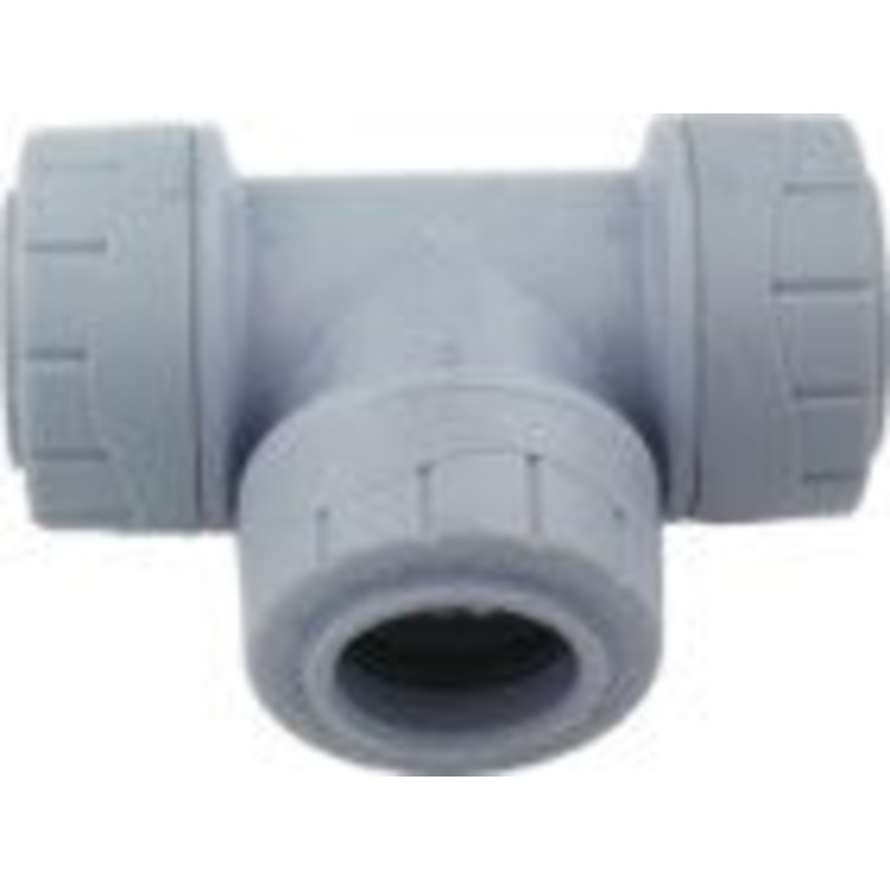 Polyplumb Tee|15mm|22mm|15mm|22mm
