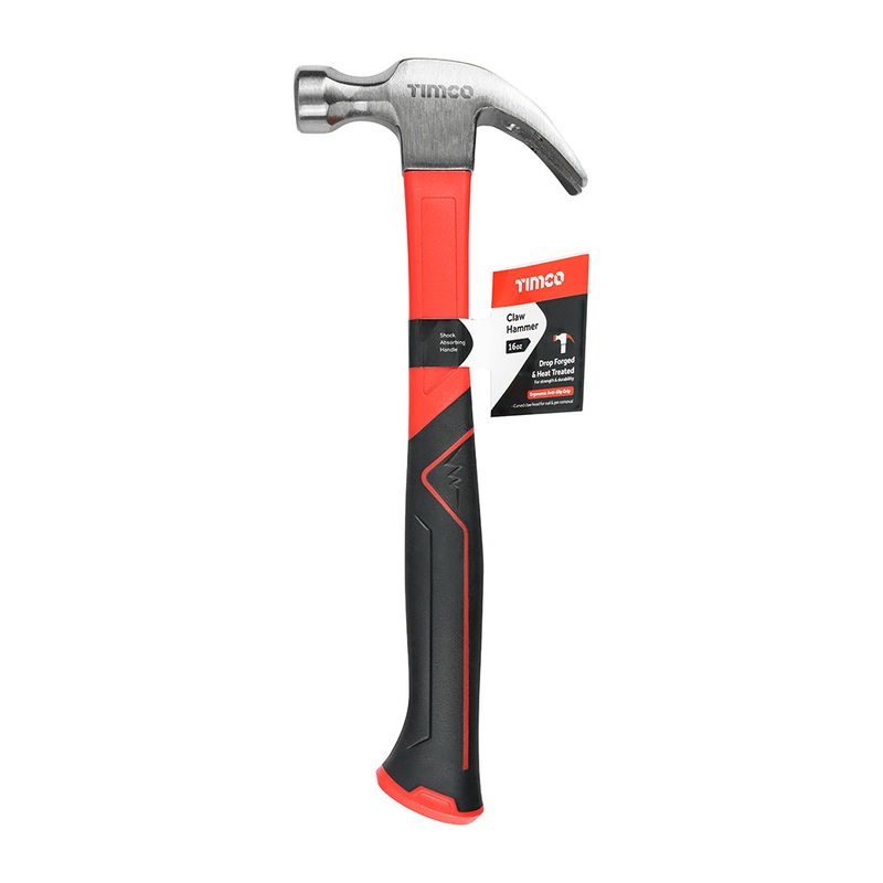 Timco Claw Hammer – Fibreglass Handle 16oz