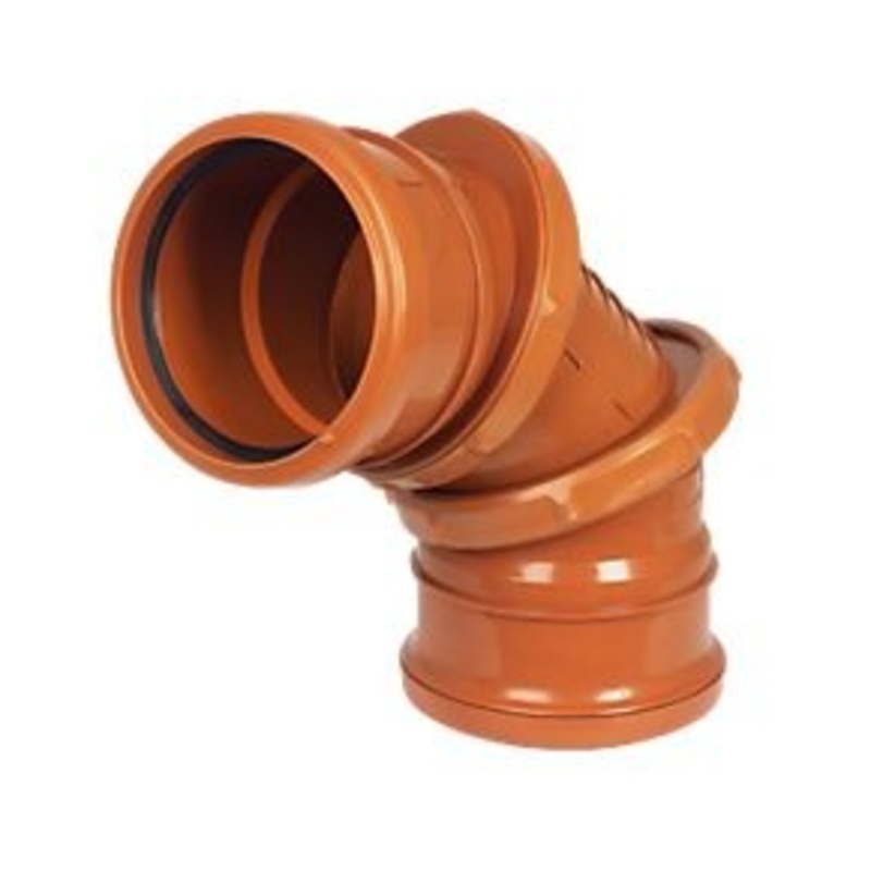 110mm 0-90* Adjust. Drainage Bend