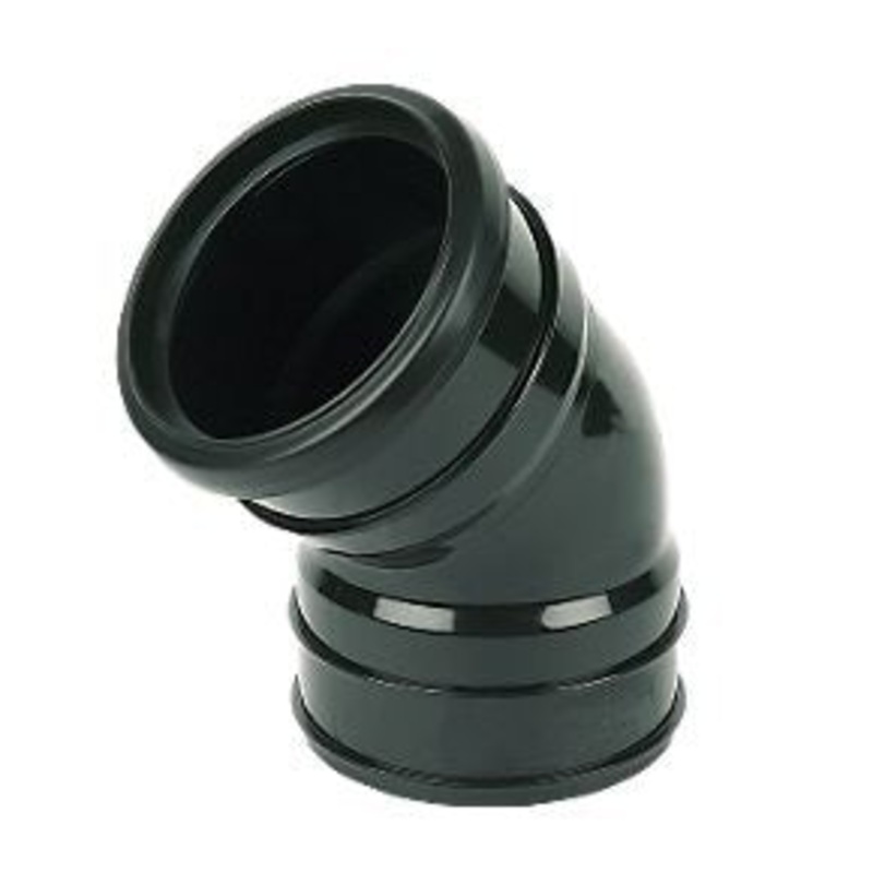 110mm 135* Offset Bend DS TOP|Black|White