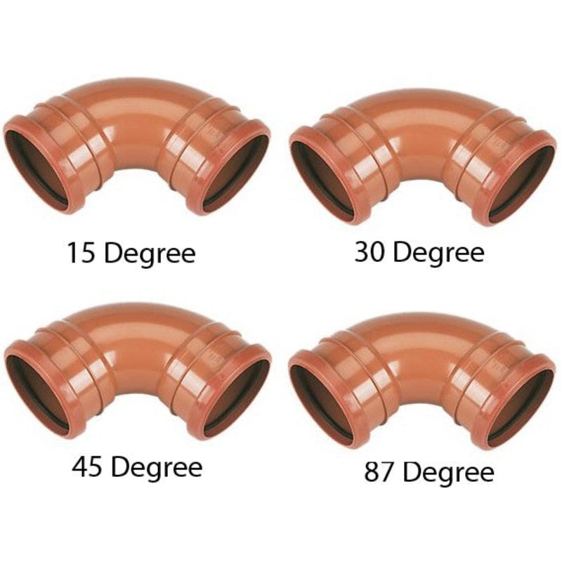 110mm 87.5* Double Socket Drainage Bend