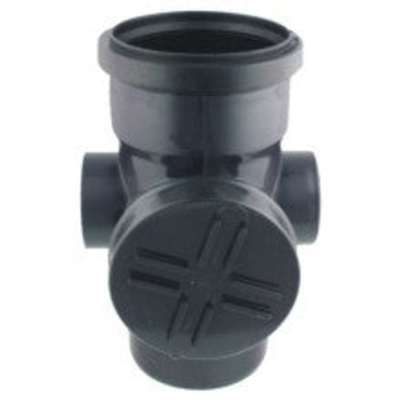 110mm Access Pipe|Black|White|Black|White