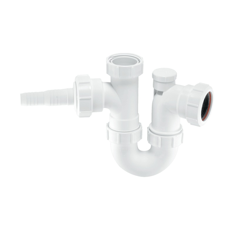 McAlpine 1 1/2 Anti Syphon W.M. Combined P Trap WM2V