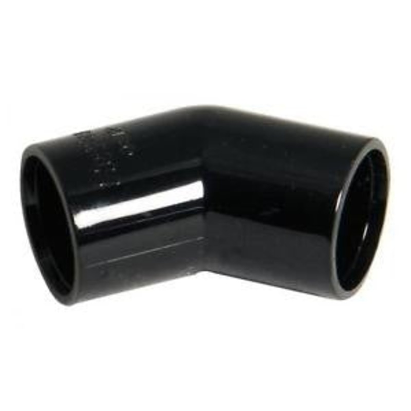 Overflow 45* Bend Black