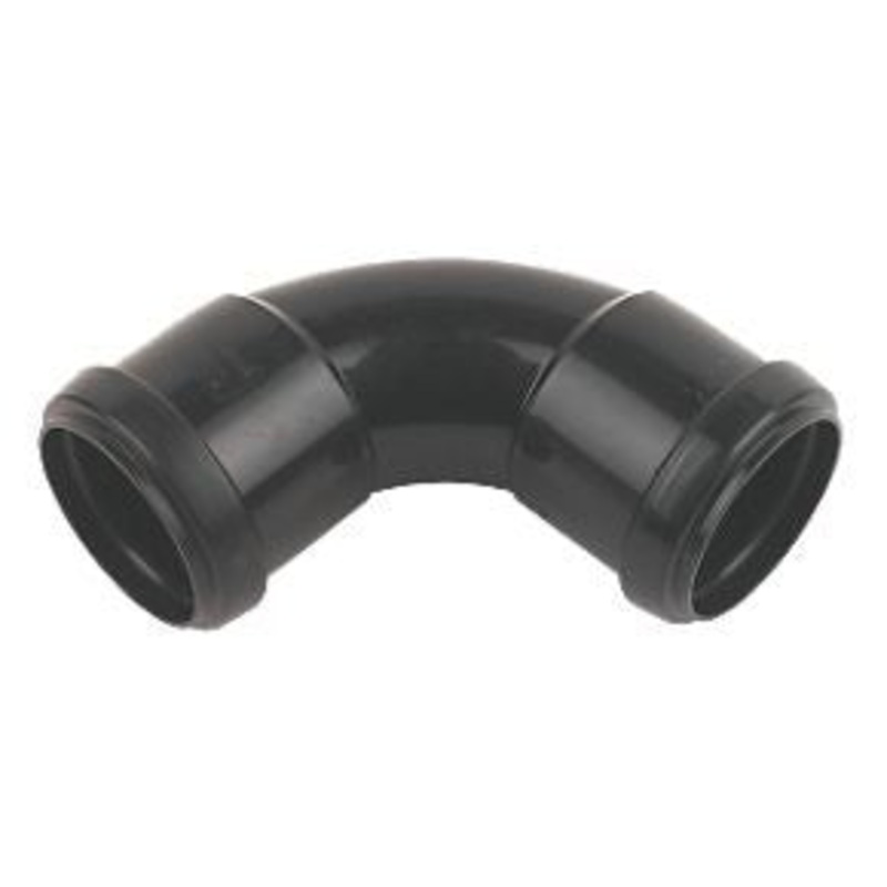 Pushfit 90* Swept Bend|32mm Black|40mm Black|32mm White|40mm White|32mm Grey|40mm Grey