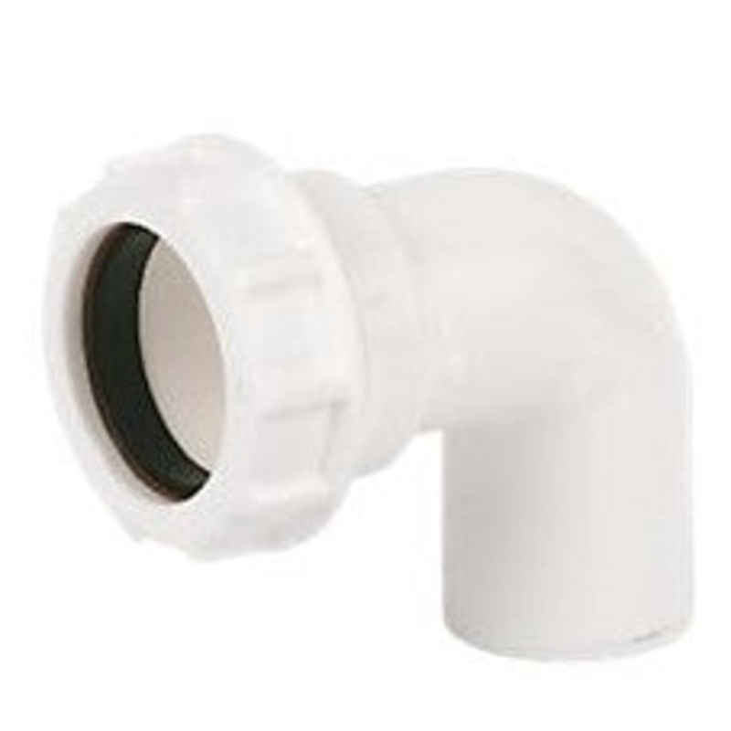 Universal 90* Swivel Elbow|32mm White|40mm White