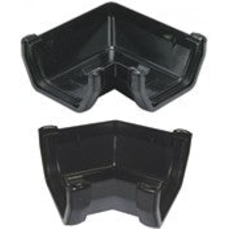 114mm Square Line Angle 90* (Black)