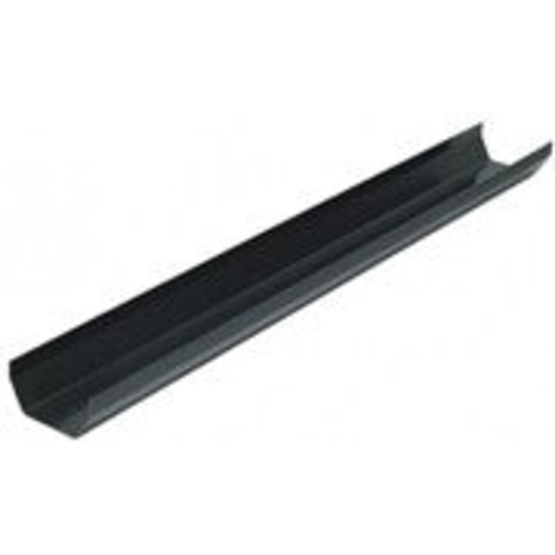 114mm X 2mtr And 4mtr Square Line Gutter (Black)