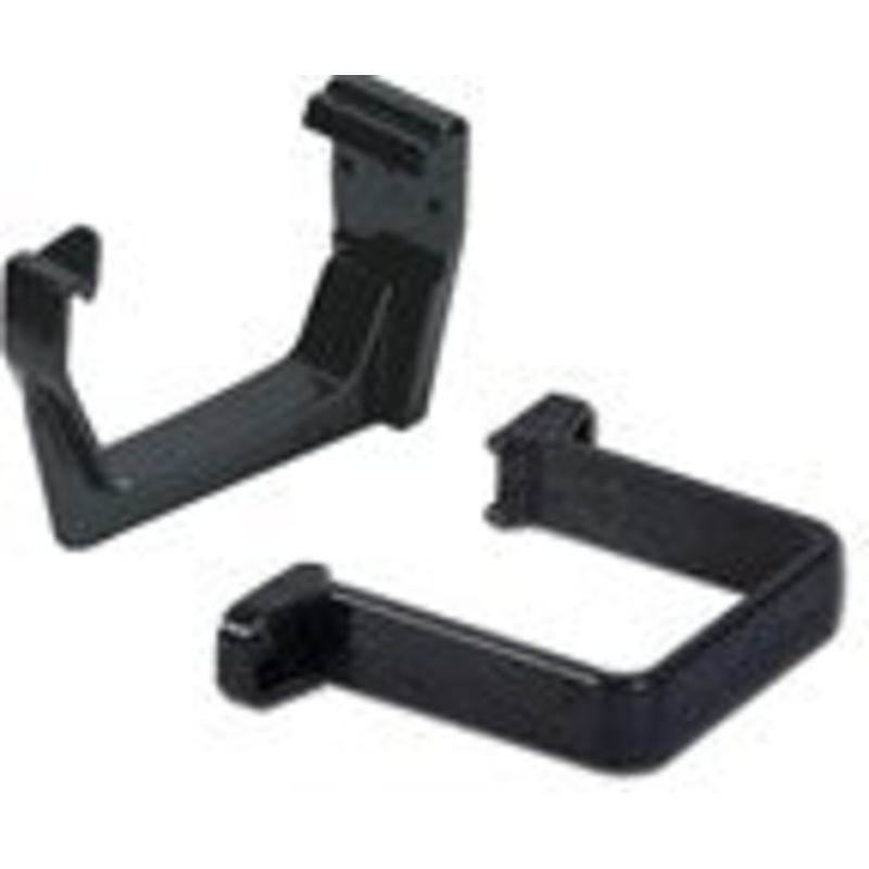 65mm Square Downpipe Bracket (Black)