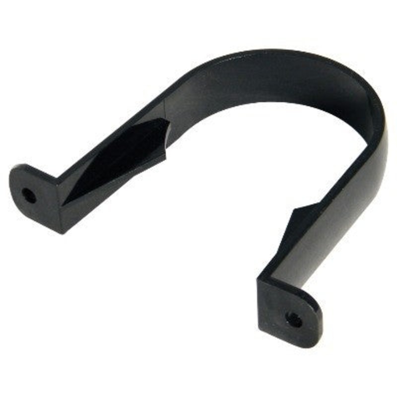 68mm Round Downpipe Bracket (Black)
