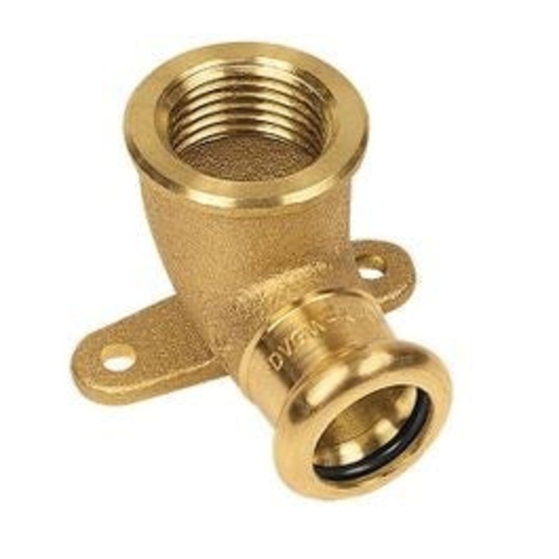 Pressfit 15mm X 1/2 Backplate Elbow