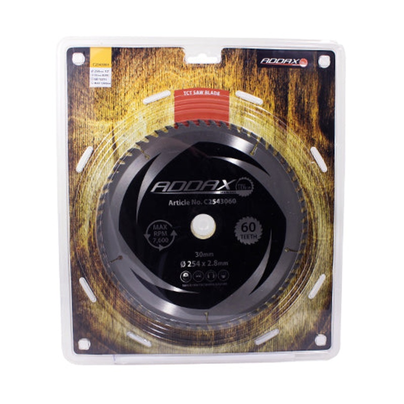 Timco Circular Saw Blade – Trimming/Crosscut – Medium/Fine 254 x 30 x 60T