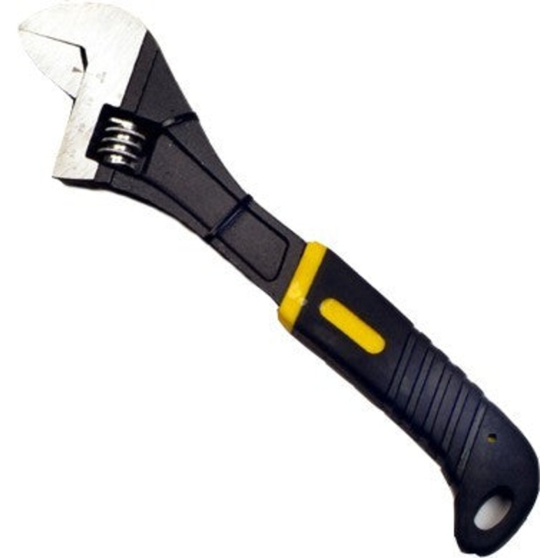Adjustable Spanner 8 (Rubber Grip)