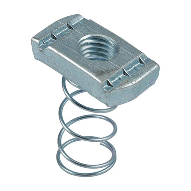 Timco Channel Nuts Long Spring – Zinc M12 – 100 Pieces