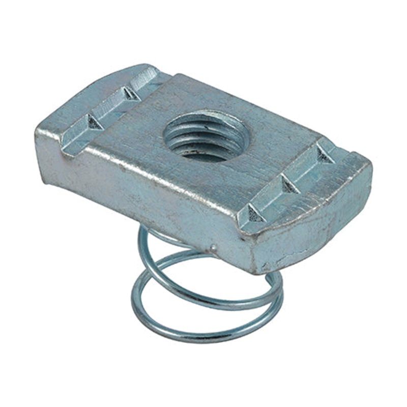 Timco Channel Nuts Short Spring – Zinc M10 – 100 Pieces