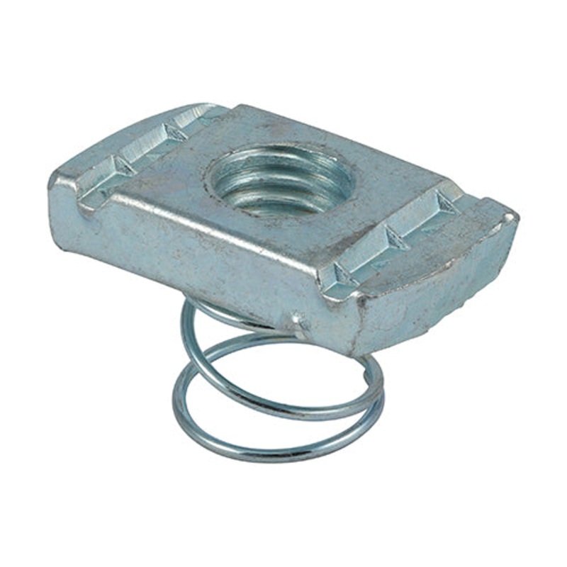Timco Channel Nuts Short Spring – Zinc M12 – 100 Pieces