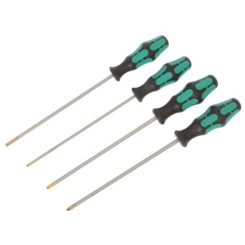 Wera Kraftform Plus Long Screwdriver Set 4pc