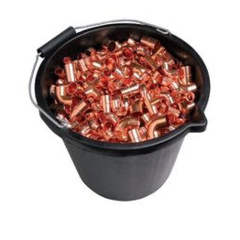 Plumbers Fittings Bucket (Solder Ring)