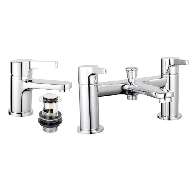 Highlife Mono Basin & Bath Shower Set