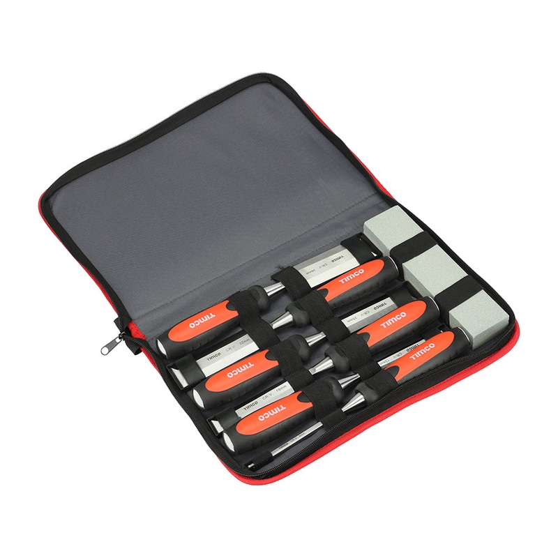 Timco Bevel Edge Wood Chisel Set 7pc