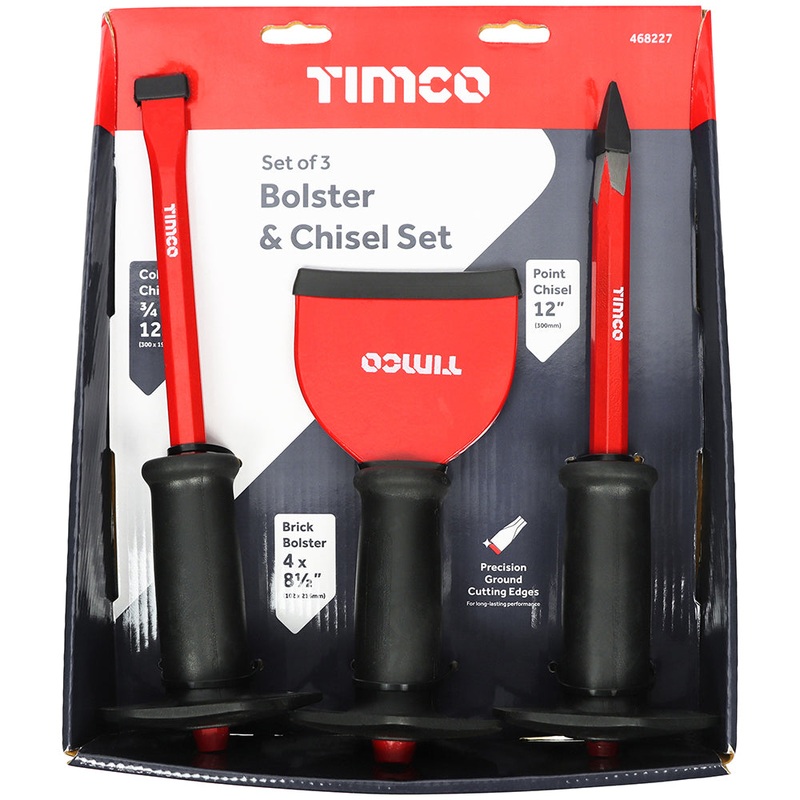 Timco Bolster & Chisel Set 3 Pieces
