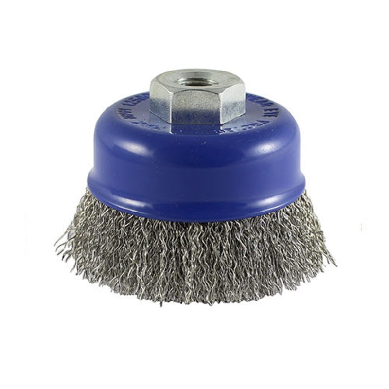 Timco Angle Grinder Cup Brush – Crimped Stainless Steel 100mm