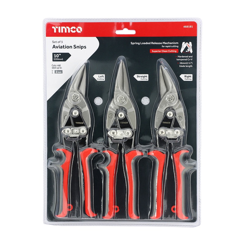 Timco Aviation Snips Set 3pcs – 3 Each