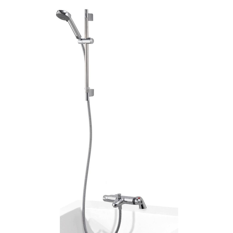 Bath Shower Mixer + Adjustable Head HP/Combi – Aqualisa Contract Midas 100 – CMD100BSM