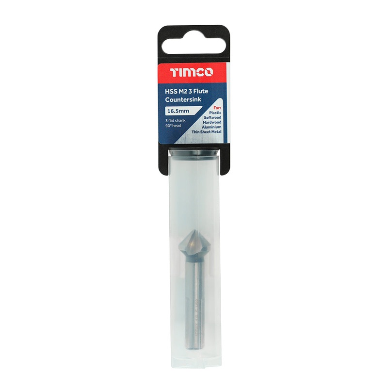 Timco 3 Flute Countersink 16.5mm
