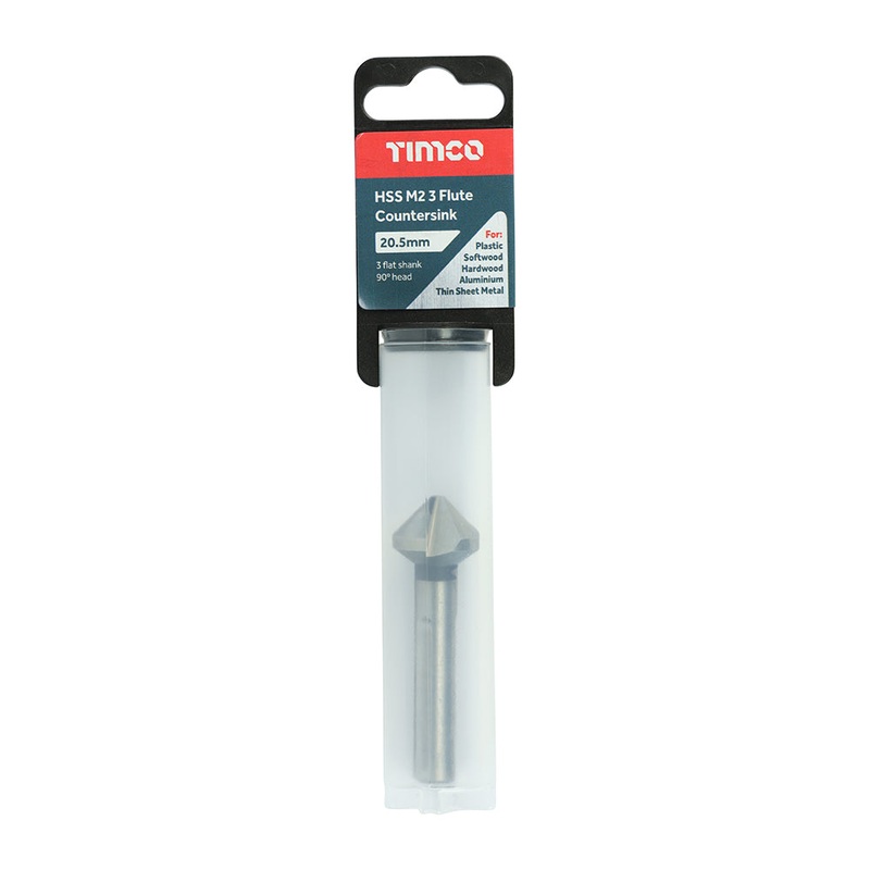 Timco 3 Flute Countersink 20.5mm