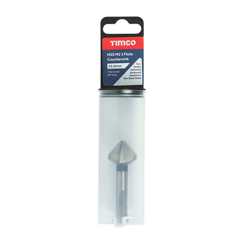 Timco 3 Flute Countersink 25.0mm