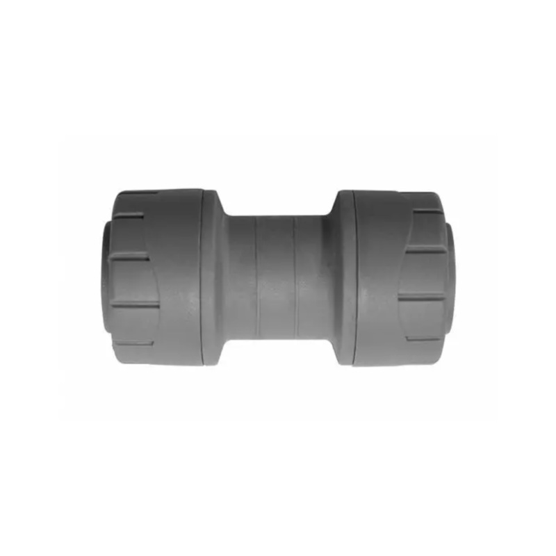 Polyplumb 10mm Straight Coupler – Polypipe (Grey) – PB010