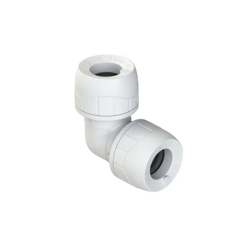 Polyplumb 15mm Elbow  – Polypipe Enhanced(White) – PB115EW