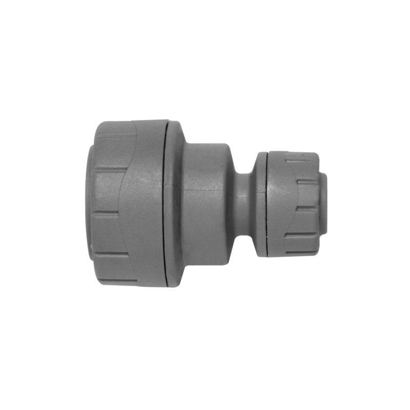 Polyplumb 22mm x 15mm Reducing Coupler – Polypipe (Grey) – PB5822