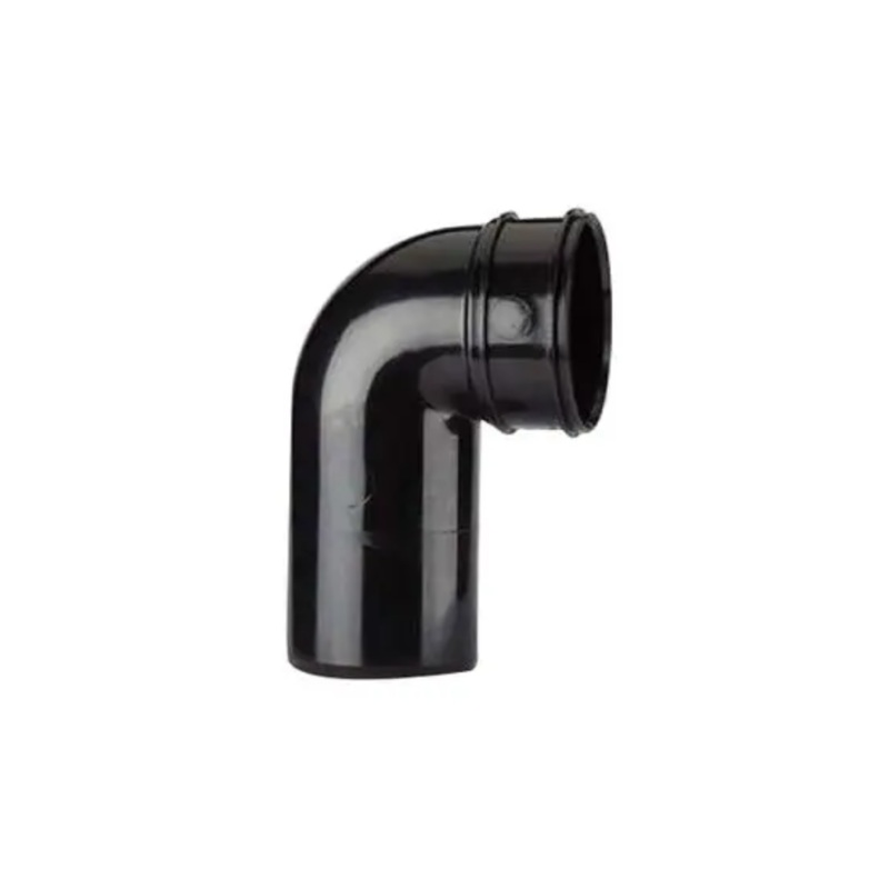 110mm 90 Single Socket Close Couple Bend – Polypipe (Black) – SWB47B