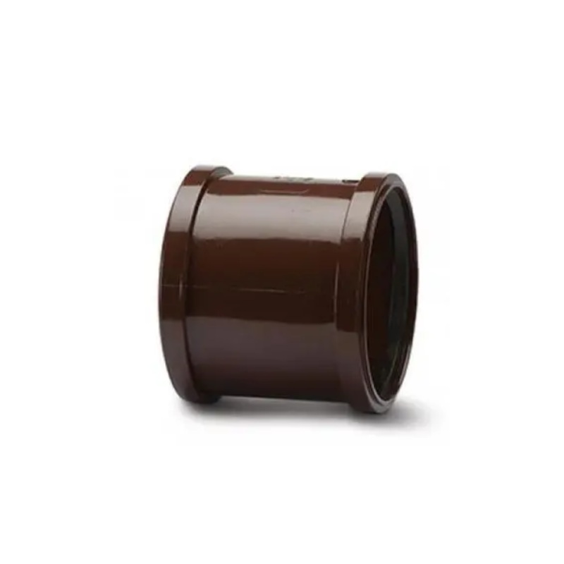 110mm Double Socket Ring Seal Soil – Polypipe (Brown) – SH44BR