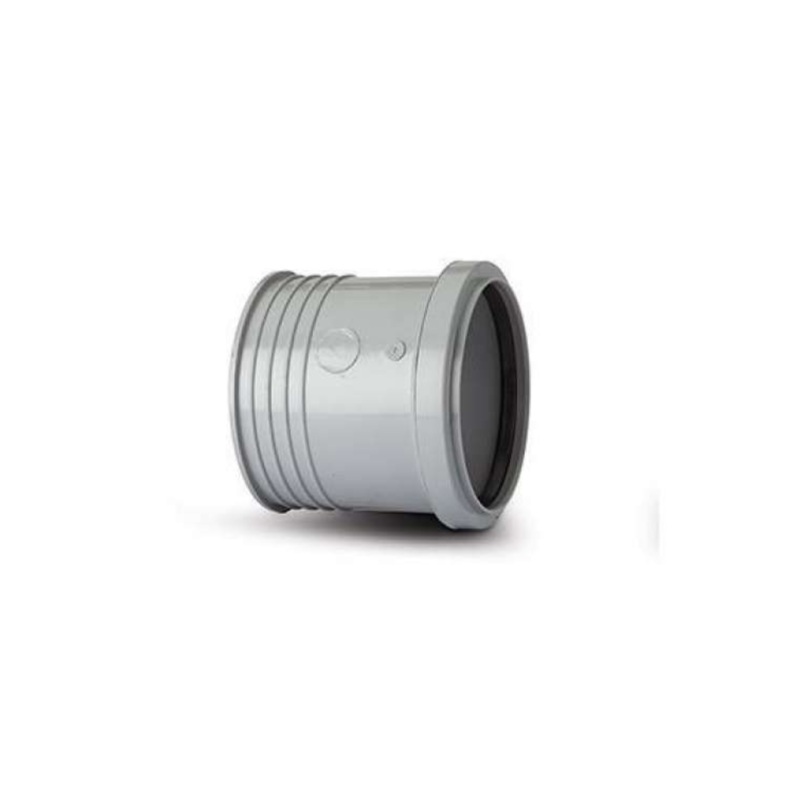 110mm Drain Connector – Polypipe System 2000 (Grey) – SD43G