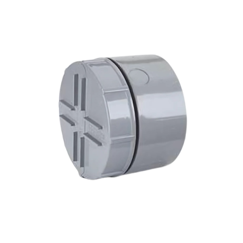 110mm Screwed Access Cap Socket Tail – Polypipe (Grey) – SA63G