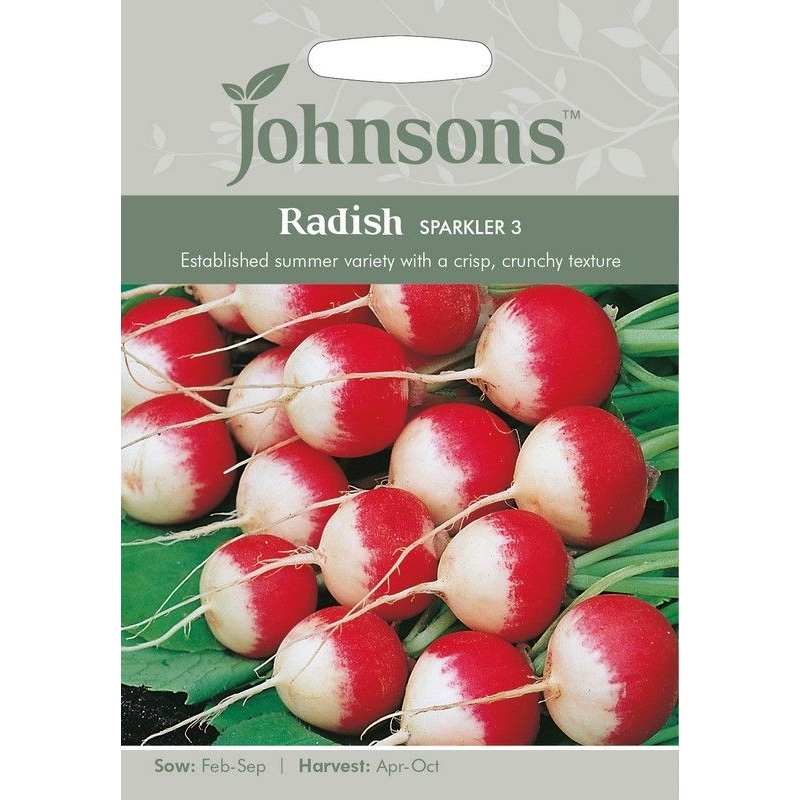Johnsons Radish Sparkler 3 Seeds